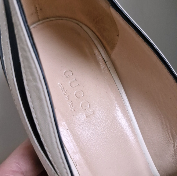 Gucci marmont zebra leather heels - Picture 5 of 8